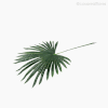 Thumb 3 do produto Galho Folha Palmeira Artificial - Verde Escuro (11144)