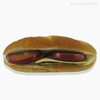 Thumb 2 do produto Sanduíche no Pão Baguete Artificial - Laranja (7084)