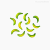 Thumb 3 do produto Micro Banana Artificial - Verde (5213) pct 12 unid