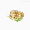 Thumb 5 do produto Sanduíche Pão de Hambúrguer Artificial (07085)