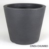 Thumb 1 do produto Vaso Cone Baixo Riscatto - Chumbo (011714)