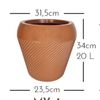 Thumb 2 do produto Vaso Majestic Vite - Ferro (012152)