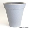 Thumb 1 do produto Vaso Borda Classico Jateado - Cinza Pedra (011963)