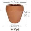 Thumb 2 do produto Vaso Majestic Vite - Cinza Pedra (012156)