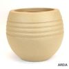 Thumb 1 do produto Vaso Oval Jateado - Areia (011732)
