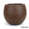 Thumb 1 do produto Vaso Oval Jateado - Ferro (011685)