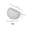 Thumb 2 do produto Vaso Inclinato - Calcario (011731)