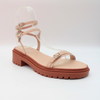 FlatForm Feminino Fivela Solado Tratorado