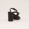 Scarpin Salto Alto Bloco Bico Quadrado c/ Fivela Fargo