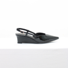 Scarpin Salto Média Anabela Slingback