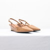 Scarpin Salto Média Anabela Slingback