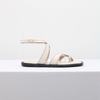 Rasteira Flat Detalhes Pespontos Fargo