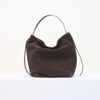 Bolsa de Couro Camurça Lateral Fargo