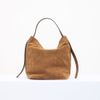 Bolsa de Couro Camurça Lateral Fargo