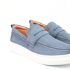 Mocassim Couro Casual Olho De Gato E Pesponto Fargo