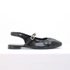 Sapatilha Slingback Rosto Franzido Fargo
