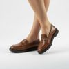 Sapatilha Mocassim Tratorado Detalhe Ilhoses Chocolate Fargo