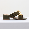 Sandalia Salto Medio Maxi Fivela Militar Fargo