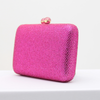 Bolsa Clutch Pedrarias Pink Fargo 