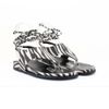 Papete Decote Com Amarração Estampa Zebra Fargo