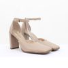 Scarpin Salto Alto Bloco Bico Quadrado Fargo                                                            