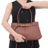 Bolsa Satchel Casual Média Âmbar Fargo