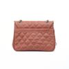 Bolsa Flap Matelassê Couro Âmbar Fargo