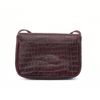 Bolsa de Ombro Flap Couro Croco Marsala Fargo