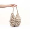 Bolsa Lateral Média Trançado Off White Fargo 