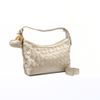 Bolsa Hobo Lateral Média Ouro Fargo