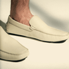 Mocassim Drive Couro Floater Liso Fargo