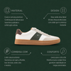 Tênis Casual Couro Com Listra Lateral Fargo