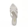 Rasteira Mule Trama Bico Fino Off White Fargo