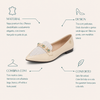 Sapatilha Comfort Mocassim Detalhes Esferas Fargo