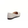Sapatilha Comfort Bico Fino Decote V Off White Fargo