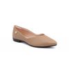 Sapatilha Comfort Bico Fino Decote V Mel Fargo