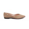 Sapatilha Comfort Bico Fino Decote V Mel Fargo