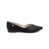 Sapatilha Comfort Bico Fino Decote V Preto Fargo