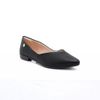 Sapatilha Comfort Bico Fino Decote V Preto Fargo