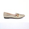 Sapatilha Comfort Bico Fino Olho De Gato Ouro Fargo