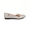 Sapatilha Comfort Bico Fino Olho De Gato Off White Fargo
