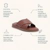 Sandália Flatform Tiras Cruzadas Tressê Âmbar Fargo
