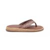 Sandália Flatform De Dedo Trama Natural Âmbar Fargo