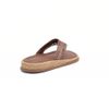 Sandália Flatform De Dedo Trama Natural Âmbar Fargo