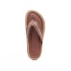Sandália Flatform De Dedo Trama Natural Âmbar Fargo