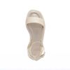 Sandália Flat Tiras Tressê Tornozelo Off White Fargo