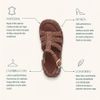 Sandália Salto Alto Plataforma Tiras Naturais Âmbar Fargo
