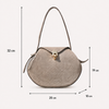 Bolsa Casual Pequena Couro Saddle Cocreto Fargo