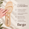 Scarpin Comfort Salto Medio Bloco Básico Preto Fargo