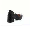Scarpin Comfort Salto Medio Bloco Básico Preto Fargo